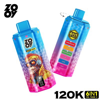 ZOOY VAPE 6 IN 1 120000PUFFS