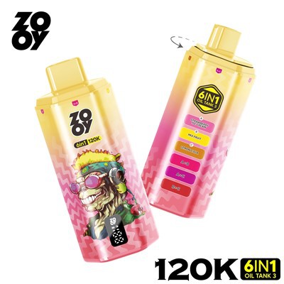 ZOOY 6 U 1 OKUSA 120K Elektronska cigareta
